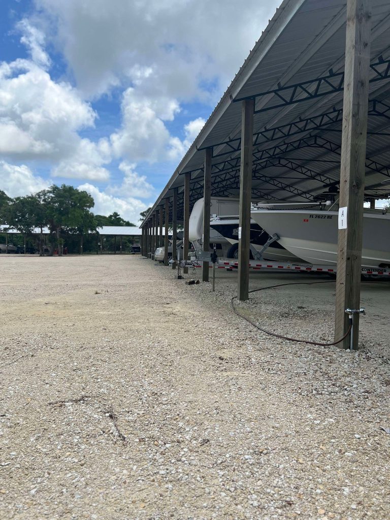 outdoor boat storage near St. George Island, FL
